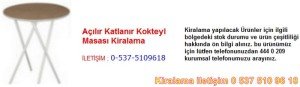 açılır katlanır kokteyl masası kiralama Resim No ; 3