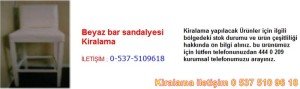 beyaz bar sandalyesi kiralama Resim No ; 17