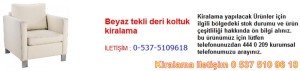 beyaz tekli deri koltuk kiralama Resim No ; 20