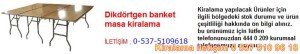 diktörtgen banket masa kiralama Resim No ; 36