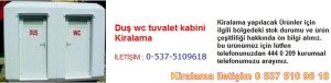 duş wc tuvalet kabini kiralama Resim No ; 38