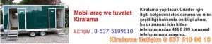 mobil araç wc tuvalet kiralama Resim No ; 83