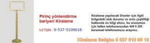 pirinç yönlendirme bariyeri kiralama Resim No ; 91