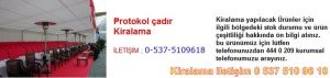 protokol çadır kiralama Resim No ; 98
