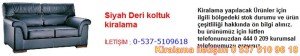 siyah deri koltuk kiralama Resim No ; 109