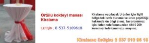 örtülü kokteyl masası kiralama Resim No ; 85